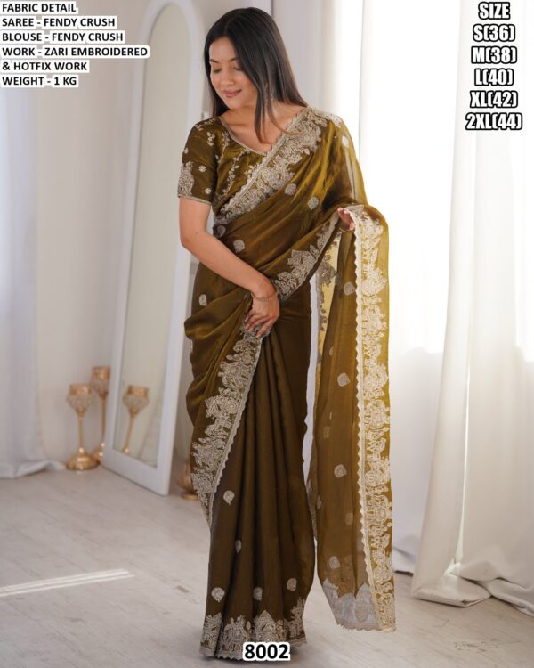 Festive Wear Saree With Blouse For Women