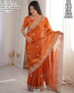 Festive Wear Saree With Blouse For Women