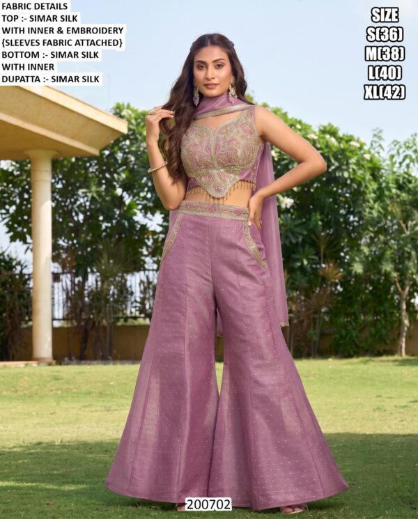 Stylish Top Bottom And Dupatta Set For Women