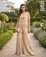 Latest Designer Palazzo Outfit With Dupatta Or Jacket
