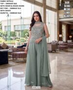 Latest Designer Palazzo Outfit With Dupatta Or Jacket