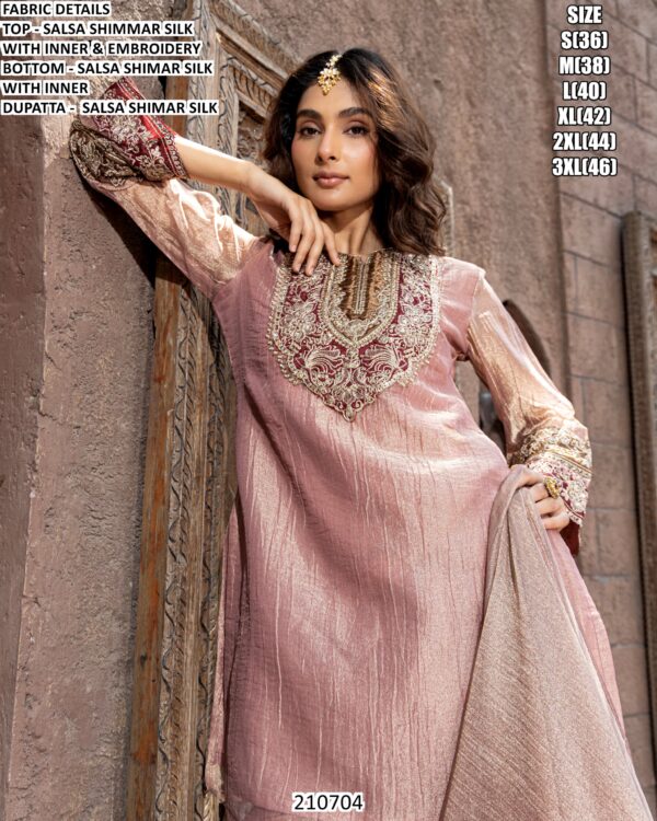 Festive Wear Designer Suit For Ladies