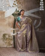 Premium Banarasi Jacquard Silk Saree With Blouse