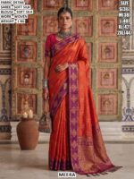 Premium Soft Silk Woven Saree With Blouse