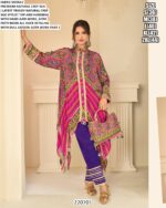 Designer Gota Patti Asymmetrical Silk Outfit