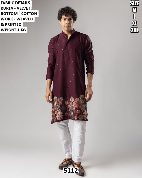 Designer Men’s Kurta Pajama Set For Festive Wear