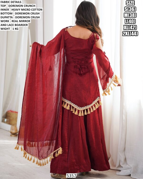 Festive Wear Designer Sharara Suit For Women