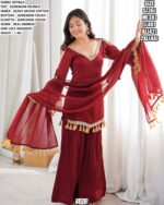 Festive Wear Designer Sharara Suit For Women