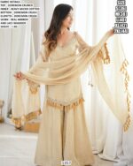 Festive Wear Designer Sharara Suit For Women