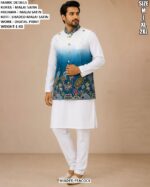 Men’s Wedding Wear Kurta Pajama With Jacket