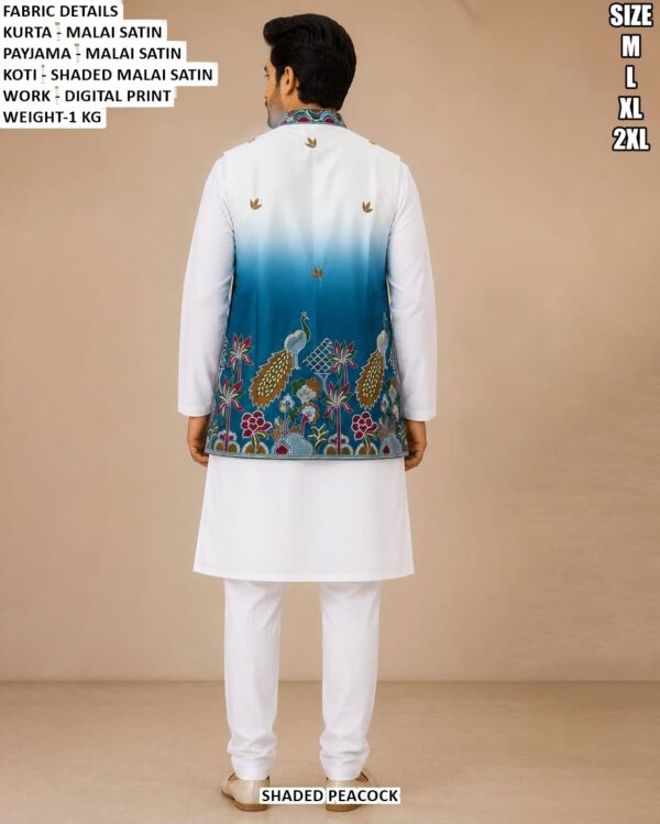 Men’s Wedding Wear Kurta Pajama With Jacket