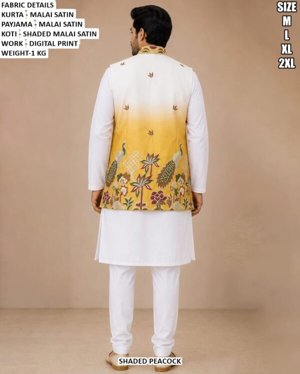 Men’s Wedding Wear Kurta Pajama With Jacket