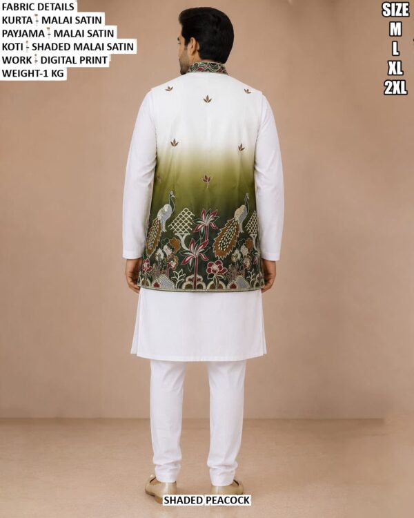 Men’s Wedding Wear Kurta Pajama With Jacket