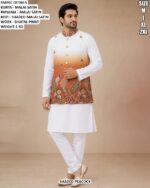Men’s Wedding Wear Kurta Pajama With Jacket