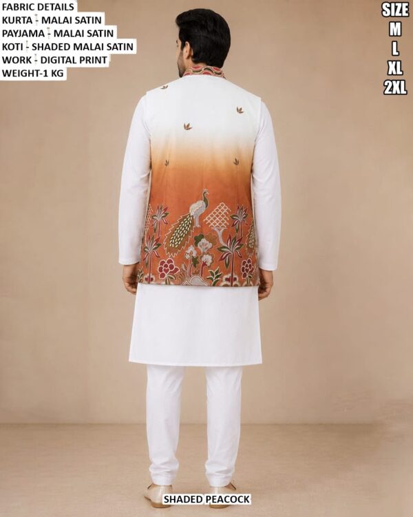 Men’s Wedding Wear Kurta Pajama With Jacket