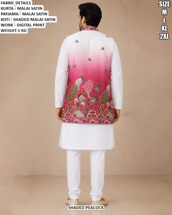 Men’s Wedding Wear Kurta Pajama With Jacket