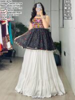 Traditional Kutchi And Real Mirror Work Lehenga