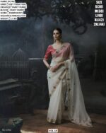 Luxury Designer Saree With Embroidered Border