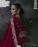 Luxury Designer Saree With Embroidered Border