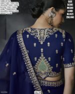 Luxury Designer Saree With Embroidered Border