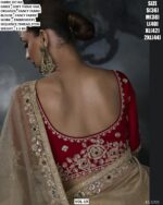 Luxury Designer Saree With Embroidered Border
