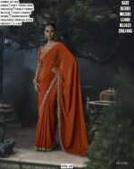 Luxury Designer Saree With Embroidered Border