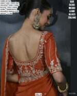 Luxury Designer Saree With Embroidered Border