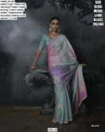 Luxury Designer Saree With Embroidered Border