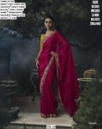 Luxury Designer Saree With Embroidered Border