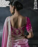 Luxury Designer Saree With Embroidered Border