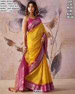 Elegant Tissue Silk Saree With Designer Blouse