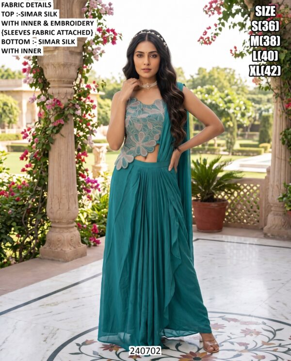 Latest Designer Festive Wear Three Piece Outfit