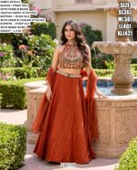 Embellished Wedding Wear Three Piece Outfit