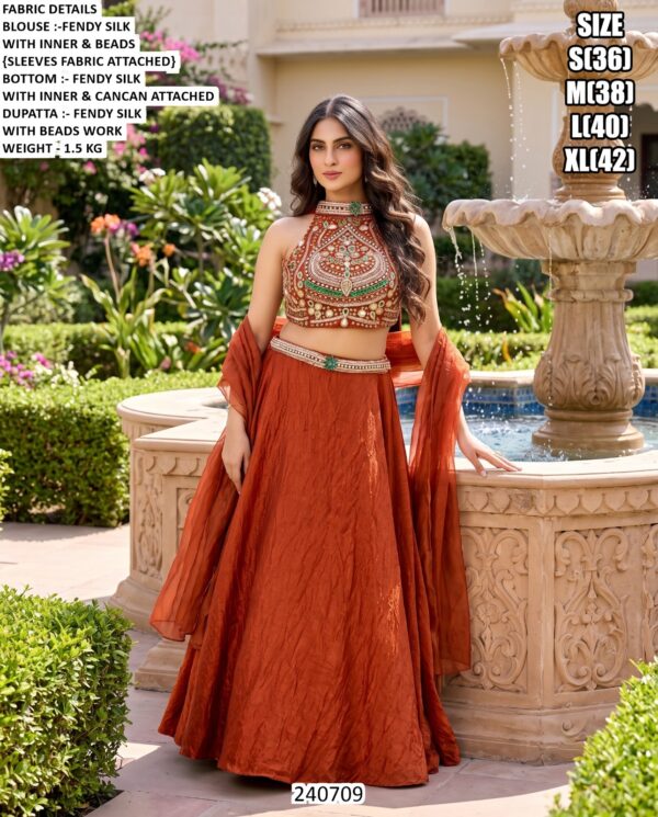 Embellished Wedding Wear Three Piece Outfit