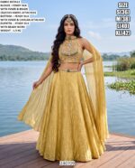 Embellished Wedding Wear Three Piece Outfit
