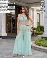 Embellished Wedding Wear Three Piece Outfit