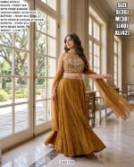 Embellished Wedding Wear Three Piece Outfit