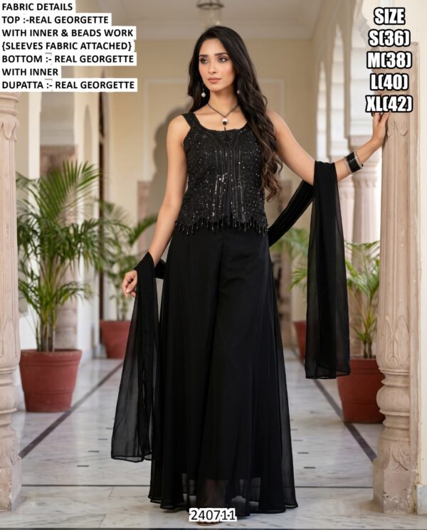 Graceful Indo Western Party Wear Dress Set