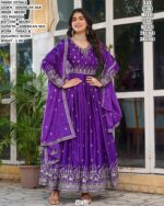 Festive Wear Flared Anarkali Suit For Women