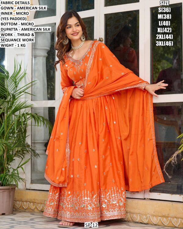 Festive Wear Flared Anarkali Suit For Women