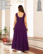 Navratri Wear Kutchi Patchwork Flared Gown