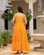 Navratri Wear Kutchi Patchwork Flared Gown