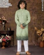 Traditional Boys Kurta Set With Embroidery
