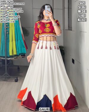 Navratri Special Rayon Cotton Chaniya Choli
