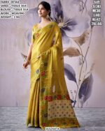 Designer Woven Saree With Readymade Blouse