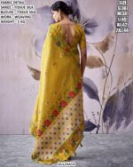 Designer Woven Saree With Readymade Blouse