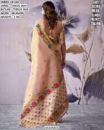 Designer Woven Saree With Readymade Blouse
