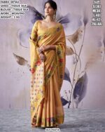 Designer Woven Saree With Readymade Blouse