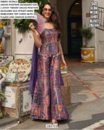 Premium Viscose Position Jacquard Palazzo Set
