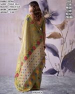 Designer Woven Saree With Readymade Blouse